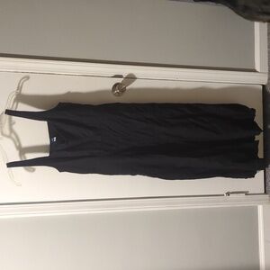 Old navy Fit & Flare Sleeveless Linen-Blend Midi Dress TALL